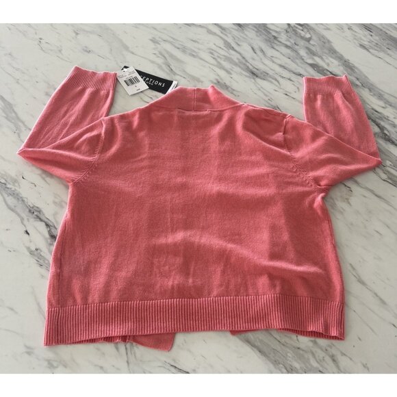 Perceptions New York Womens Open Front Cardigan Sweater Size Small 72% Rayon NWT - Picture 2 of 9